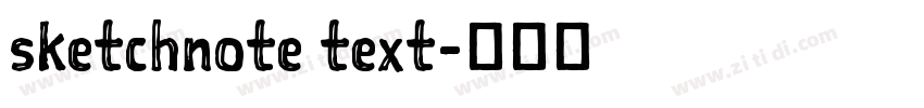 sketchnote text字体转换